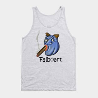 Blue Cigar Man Tank Top